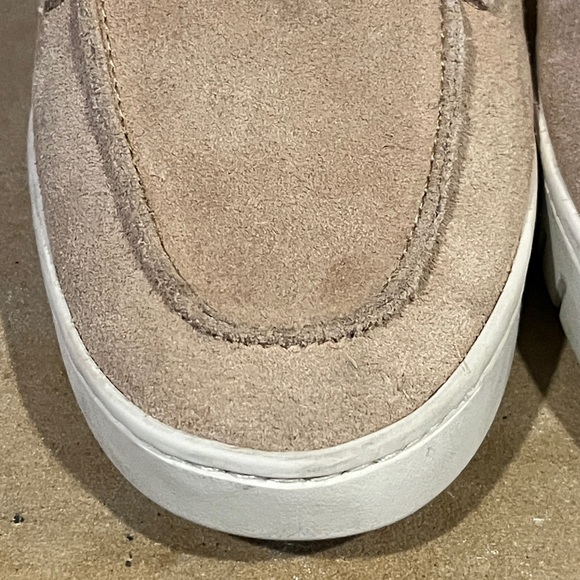 Vionic Uptown Tan Suede Penny Loafers - Picture 3 of 10